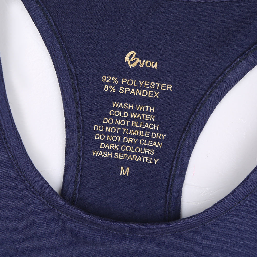 Navy Singlet Top