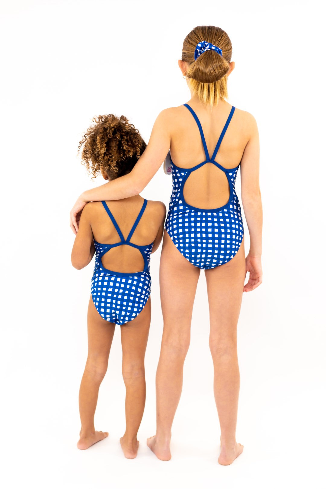 Floral Check - One Piece Leotard & Swimwear