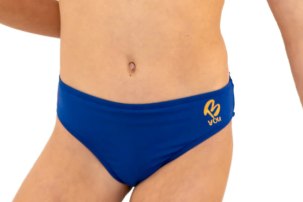 Navy Bikini Bottoms for kids, Girls Swimwear with Gold Logo. Girls Activewear, Girls Gymnastics Wear, Kids Swimwear, Gymnastics Leotard, Dance Leotard, Crop top Set, Two Piece Set, Mix and Match Swimwear, Girls Bikinis, Gymnastics Australia, USA Gymnastics, Girls Leggings, Girls Tights, Girls Shorts. Plain Coloured Bikini Bottoms