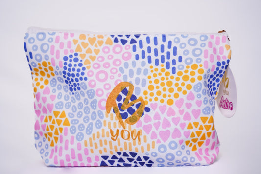 Mosaic - Mini Canvas Bag with Zip