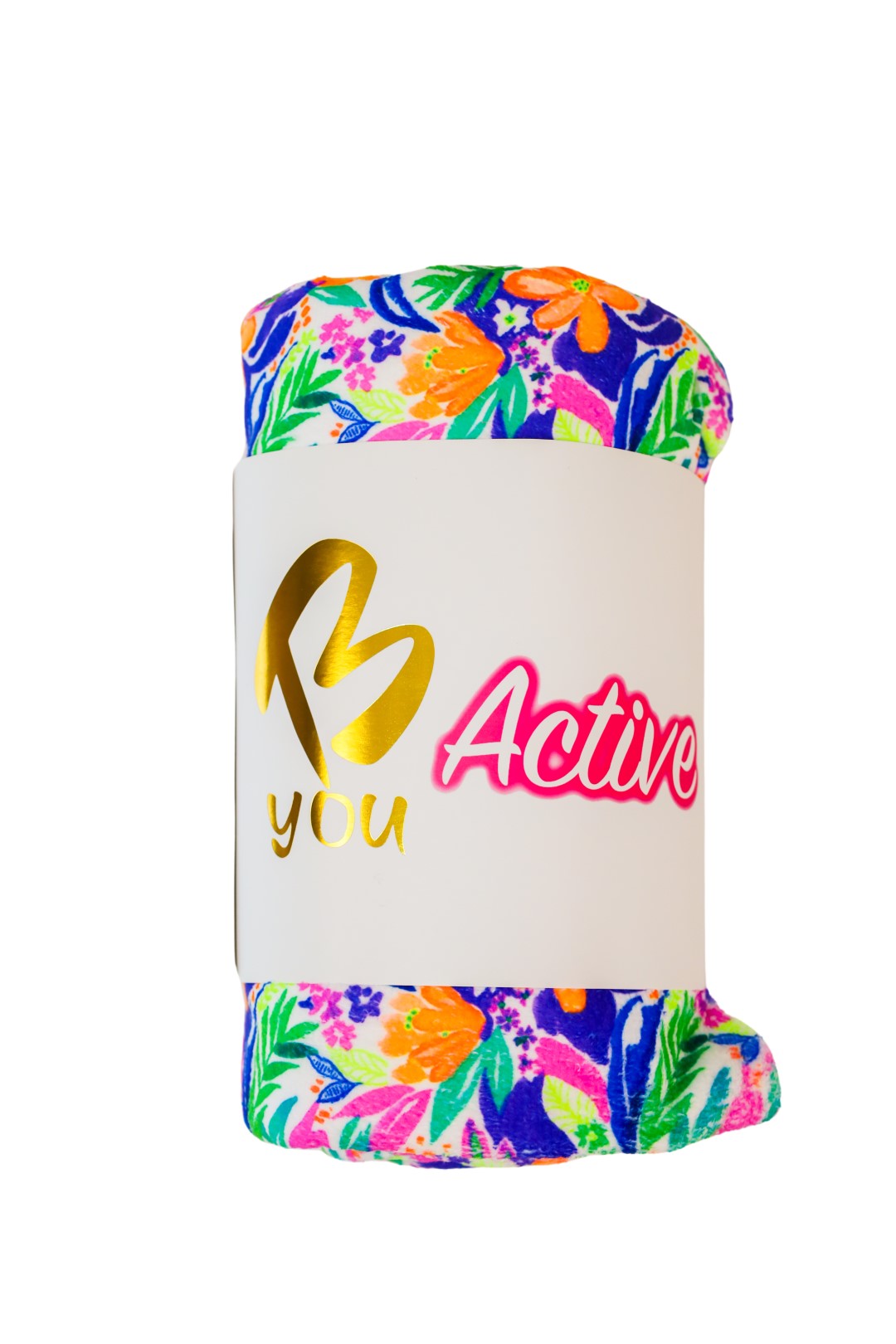 Fluorescent Tropical Print Hooded Towel for Girls and Kids. Matching swimwear available. Cotton Hooded Towels for swimming and the beach. B you Active, Swimwear and Leotards. Activewear for girls.