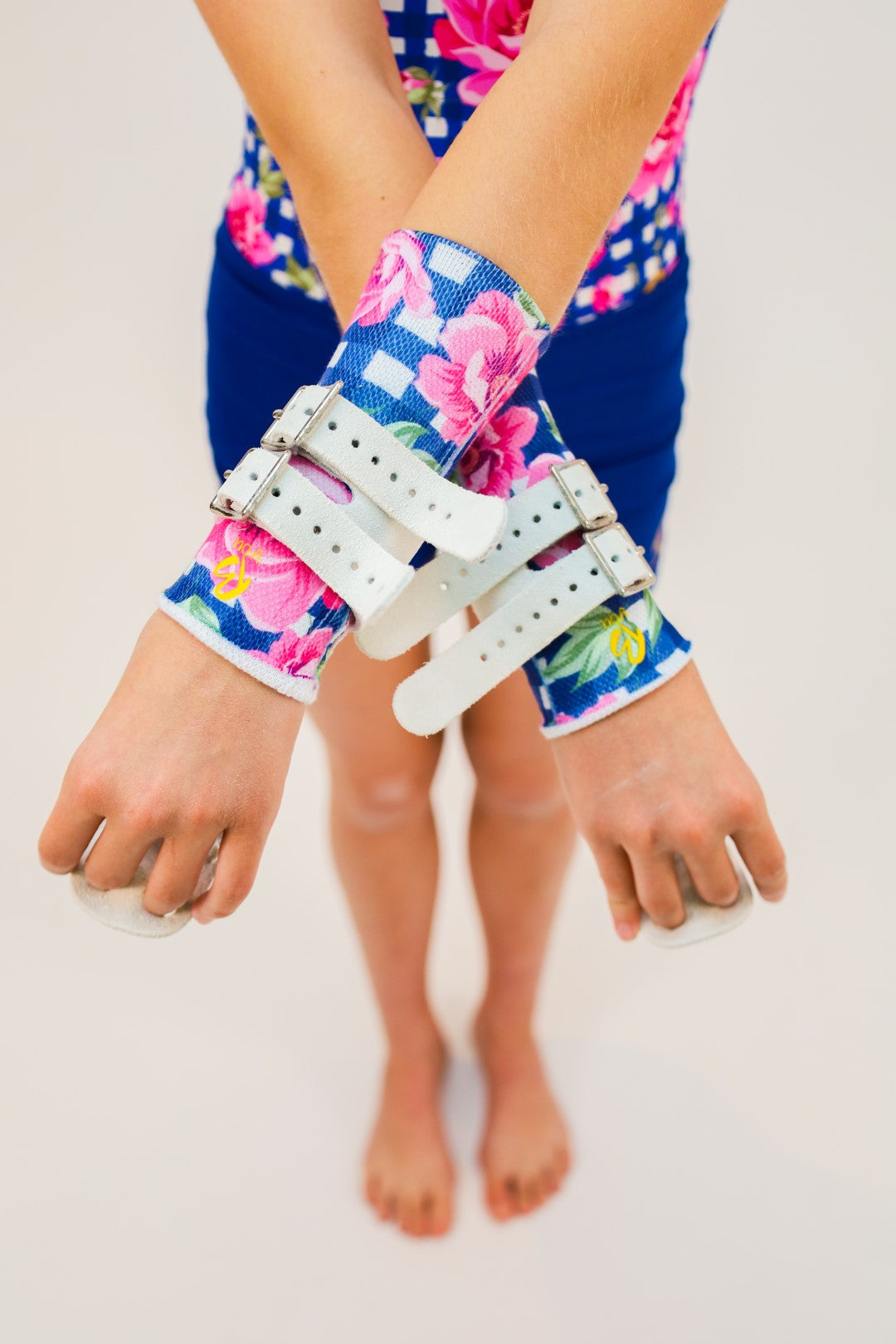 Floral Check - Wristbands