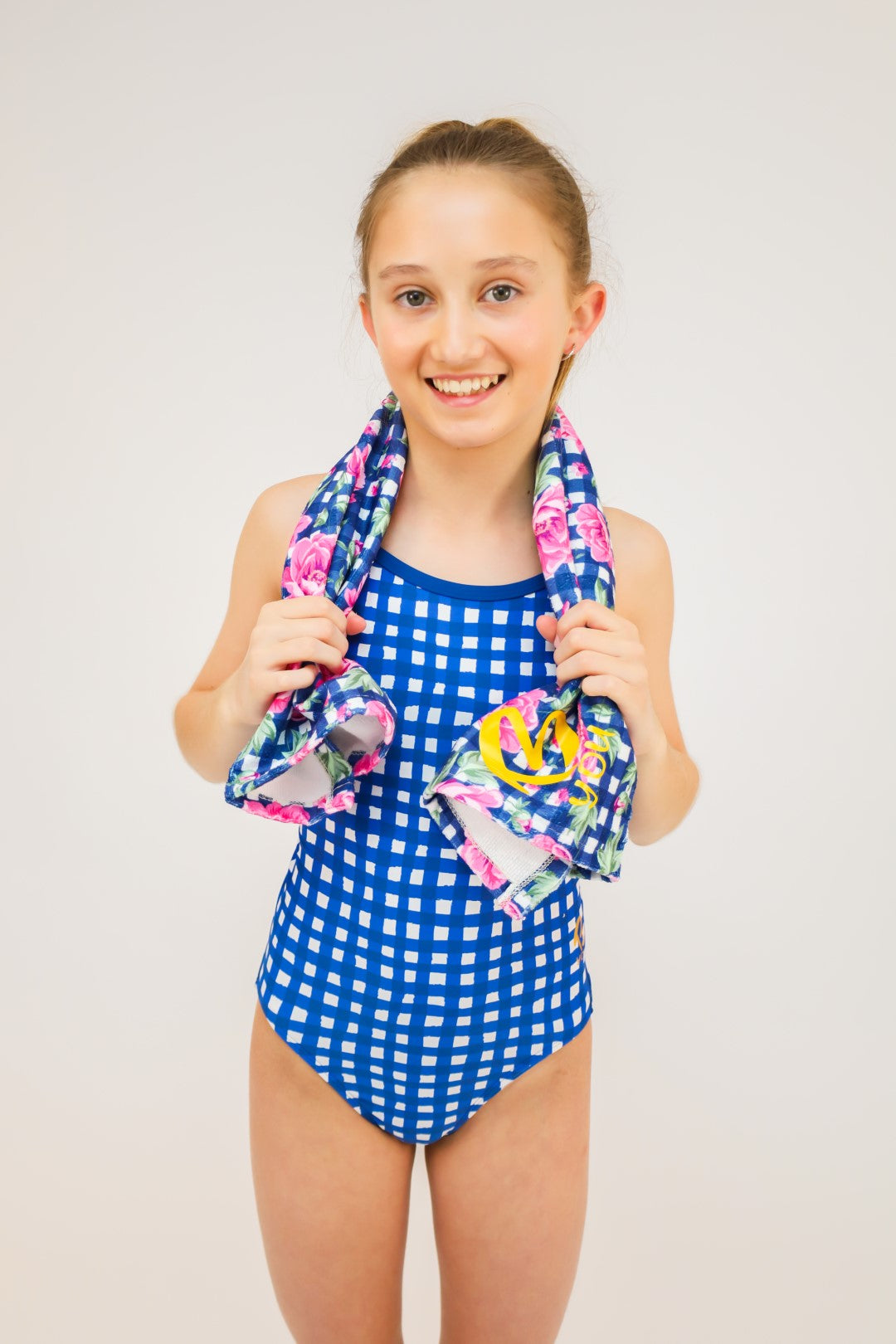 Floral Check - Sweat Towels