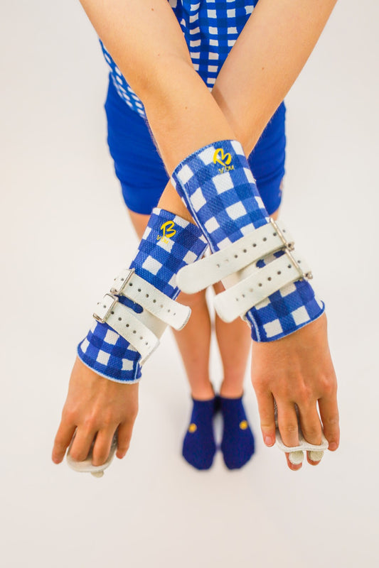 Floral Check - Wristbands