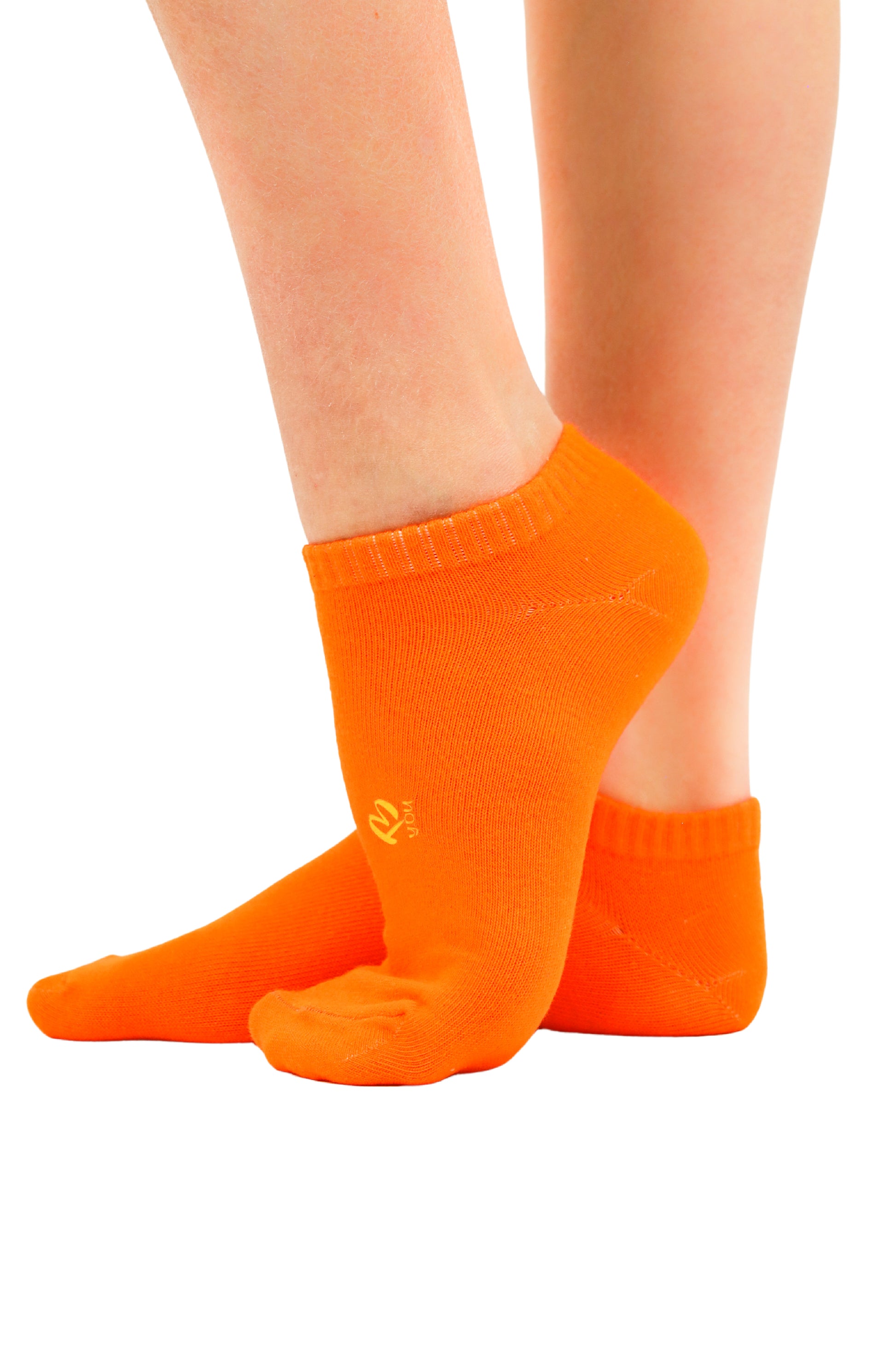 Purple and Orange Ankle Socks for Active and Sporty Girls. Gymnastics, Dancewear, Swimwear, Running, Activewear for Girls. B you Active, B you leotards, B you swimwear.