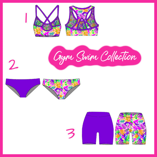 Tropical - Gym Swim Collection - 3 Pieces