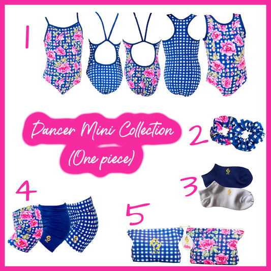 Floral Check - Dancer One Piece MINI Collection - 5 Pieces