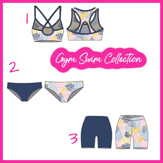 Mosaic - Gym Swim Collection - 3 Pieces