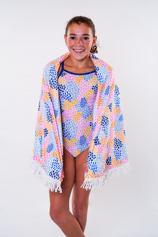 Mosaic - Round Beach Towels