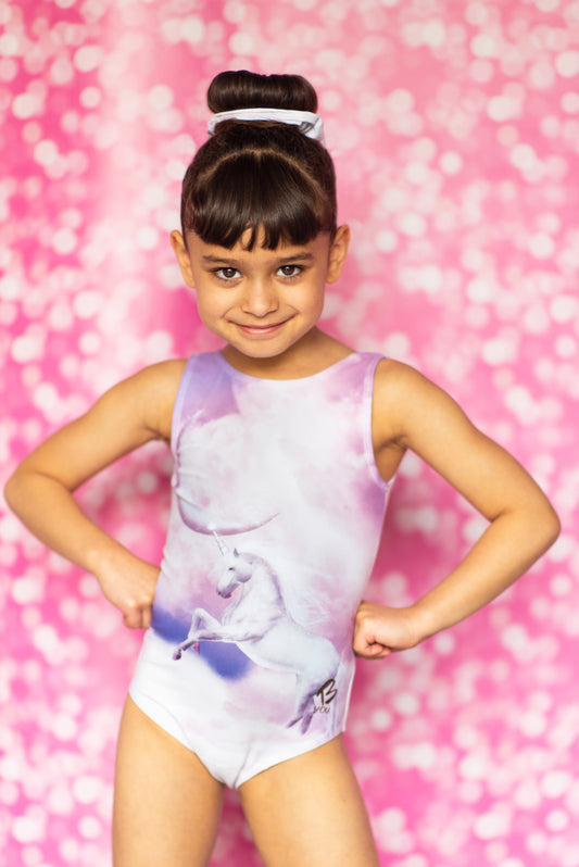 Purple Unicorn Gymnastics Leotard Australia, USA, UK, NZ