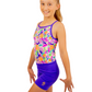 Purple Bike Shorts for Girls. Bike Pants, Gymnastics Leotards, Two Piece Set, Activewear for Girls. Swimwear, Crop top Set, Gym Shorts, Booty Shorts for Dance.  Matching swimwear available. Cotton Hooded Towels for swimming and the beach. B you Active, Swimwear and Leotards. Activewear for girls.