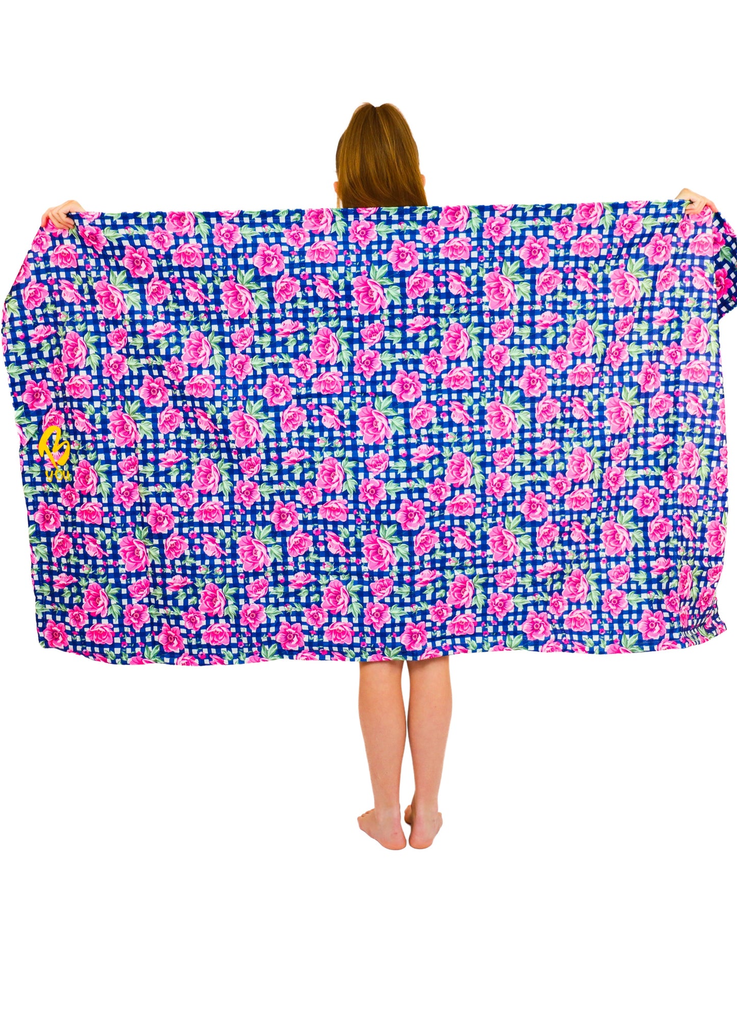 Floral Check - Hooded Towels