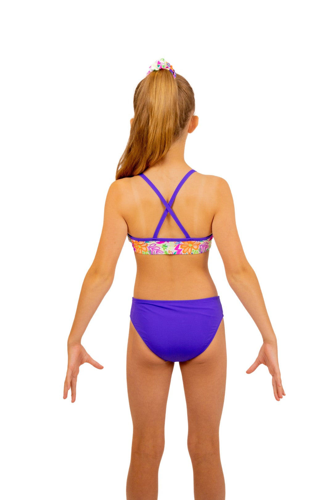 Purple Bikini Bottoms for girls. Swimwear, Bikinis, Separates, Swimsuit, Kids Swimwear, Girls, Togs, Beach wear, Swimming, B you Active, B you Swimwear, B you leotards. 