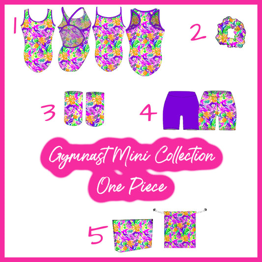 Tropical - Gymnast One Piece MINI Collection - 5 Pieces