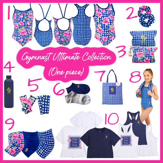 Floral Check - Gymnast One Piece ULTIMATE Collection - 10 Pieces