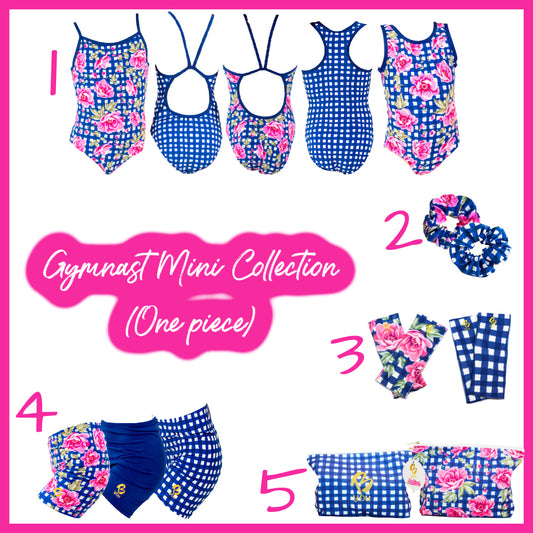 Floral Check - Gymnast One Piece MINI Collection - 5 Pieces