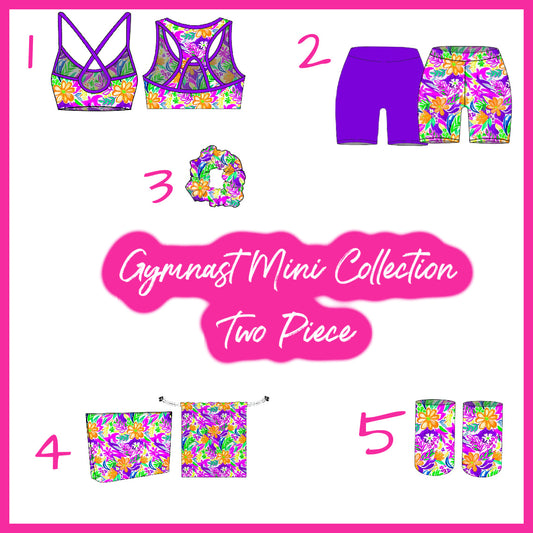Tropical - Gymnast Two Piece MINI Collection - 5 Pieces